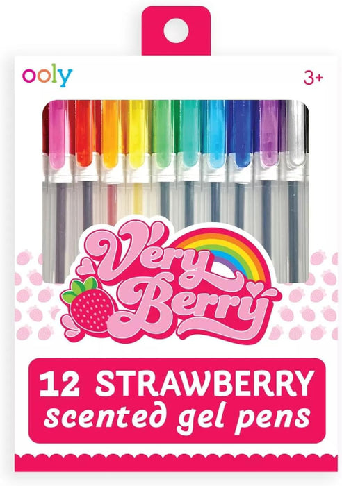 132-144 VERY BERRY SCENTED GEL PENS (SET OF 12)