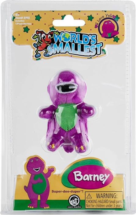 5193 WORLD'S SMALLEST BARNEY PLUSH - PURPLE DINOSAUR