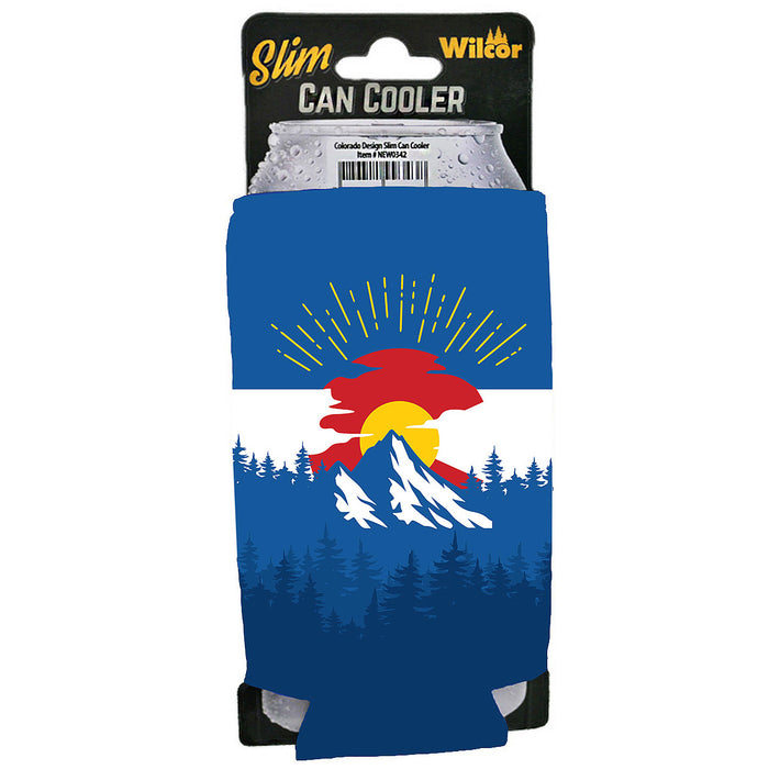 NEW0342 COLORADO SLIM CAN COOLER