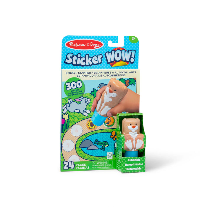 50838 STICKER WOW! ACTIVITY PAD & STICKER STAMPER-BUN