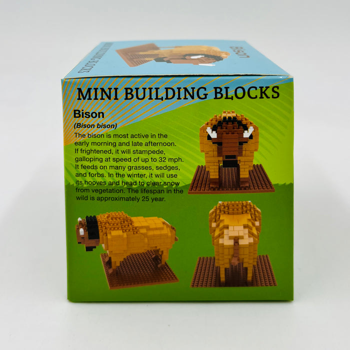 Bison Mini Block Set back of box