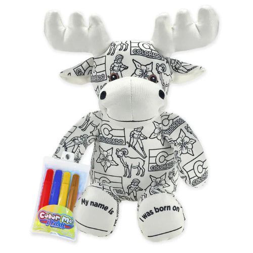 155135 COLOR ME PLUSH - COLORADO MOOSE