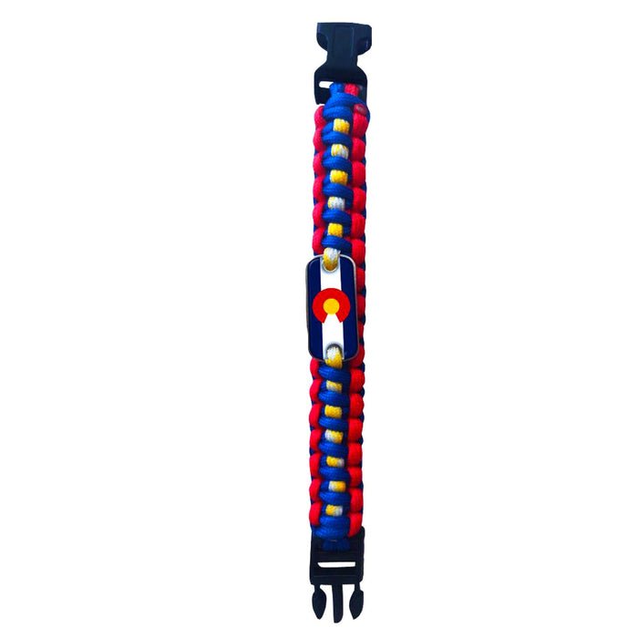 GFT2247 COLORADO MEDALLION SURVIVAL BRACELET