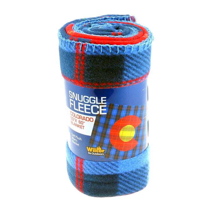 NEW0035 COLORADO FLAG SNUGGLE FLEECE BLANKET