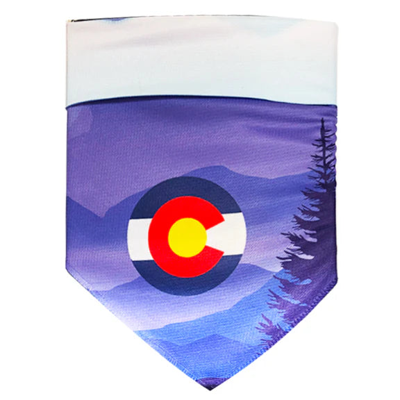 SBDCM SMALL COLORADO MOUNTAINS BANDANA
