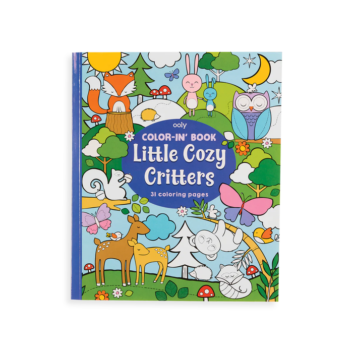 118-203 - Color-in' Book: Little Cozy Critters (8" x 10")