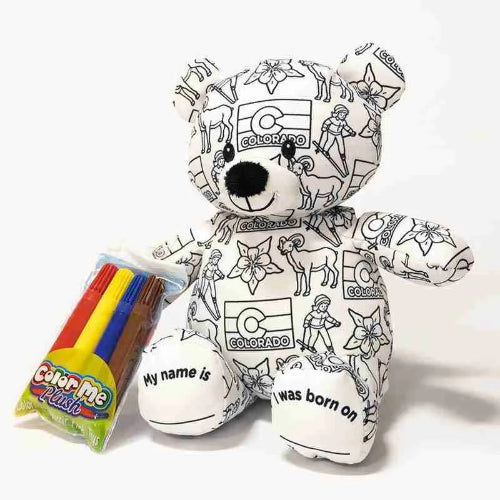 154145 COLOR ME PLUSH - COLORADO TEDDY