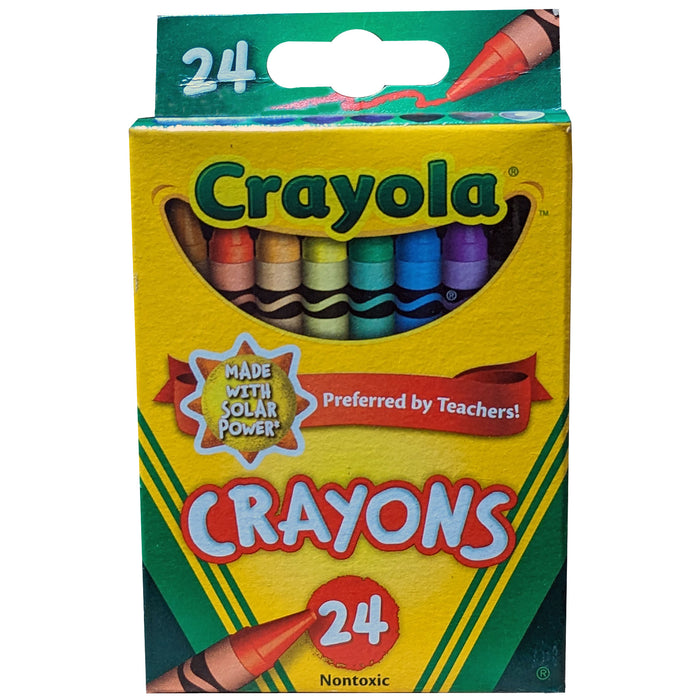 SCH0652 CRAYOLA CRAYON 24PK
