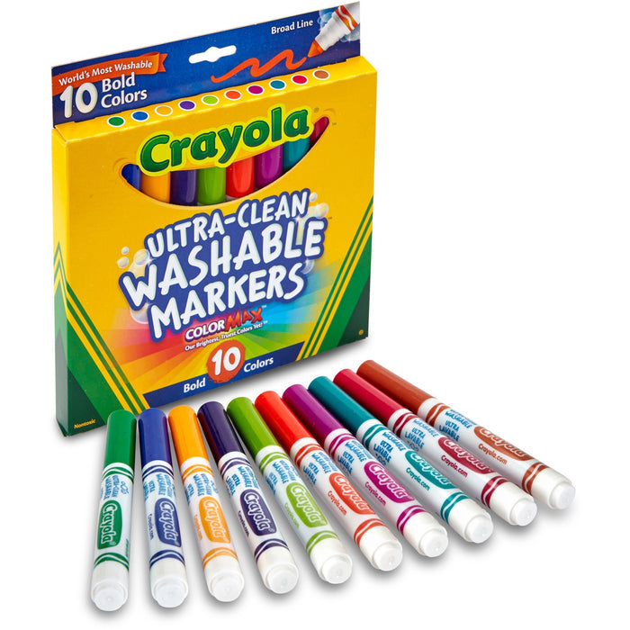 CRY587851 CRAYOLA 10 COUNT Washable Markers