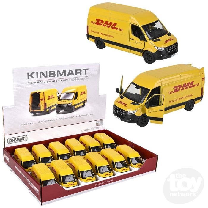 TVEDHLVA 5" DIECAST DHL SPRINTER VAN