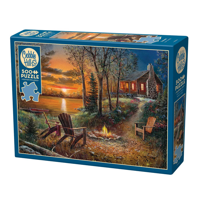 45066 FIRESIDE 500PC PUZZLE
