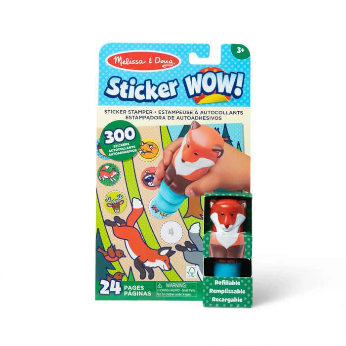 50841 STICKER WOW! ACTIVITY PAD & STICKER STAMPER-FOX