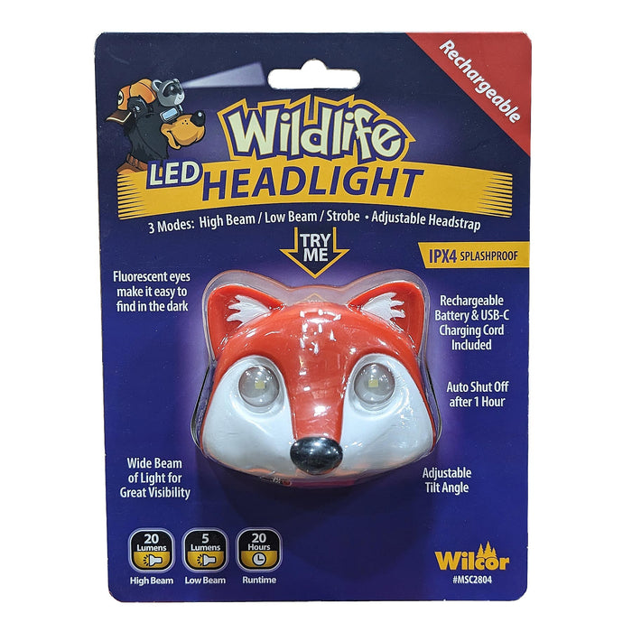 MSC2804 FOX HEADLIGHT RECHARGEABLE