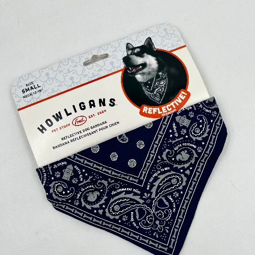 5264030 DOG BANDANA L NAVY