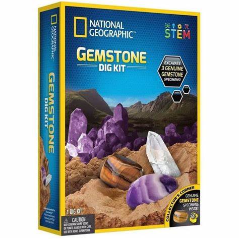 RTNGGEM NATIONAL GEOGRAPHIC GEMSTONE DIG KIT