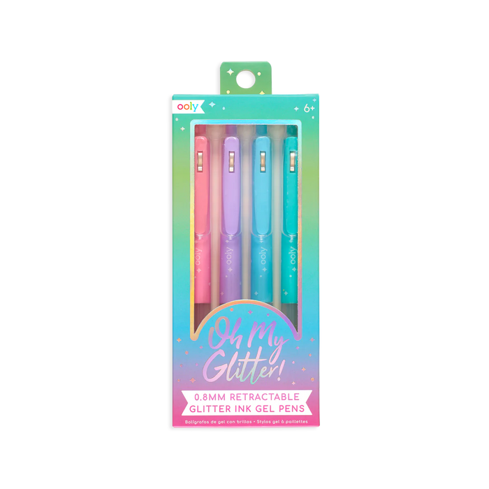 132-130 OH MY GLITTER! GEL PENS (SET OF 4)