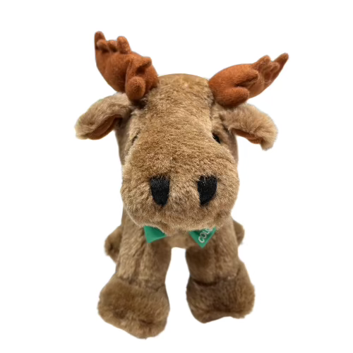 CMDT Moose Dog Toy with GREEN Scarf "COLORADO"