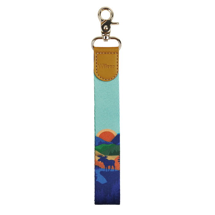 GFT0262 MOOSE SCENE KEYCHAIN STRAP