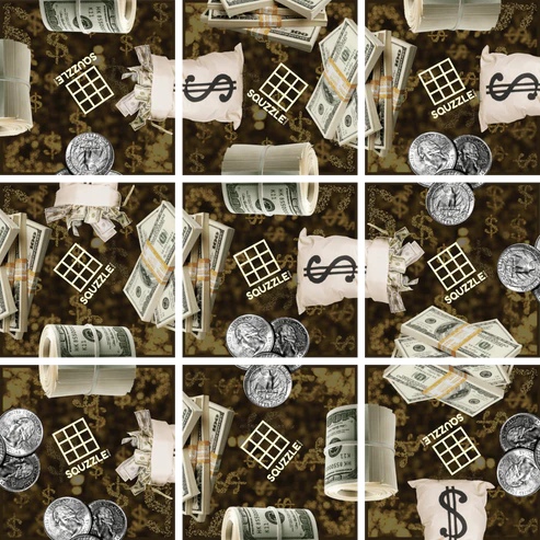 FSG-2415-SQU Money Squzzle Puzzle