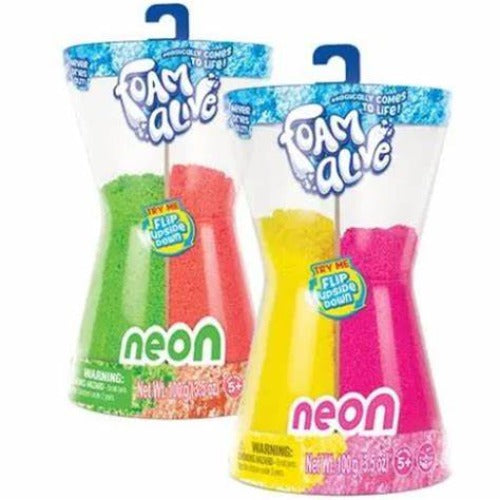5933 FOAM ALIVE NEON HOURGLASS