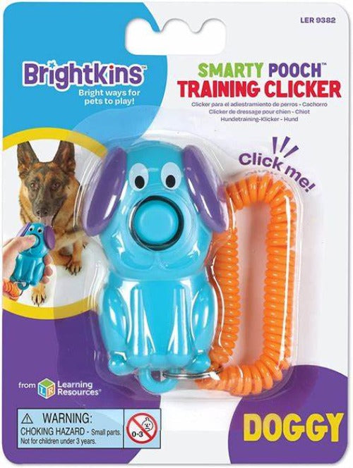 LER9382 BRIGHTKINS SMARTY POOCH TRAINING CLICKER PUPPY