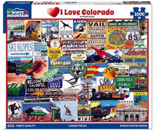 1179PZ I LOVE COLORADO PUZZLE (1000 PC)