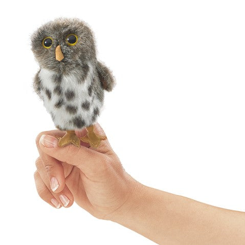 2638 MINI SPOTTED OWL PUPPET