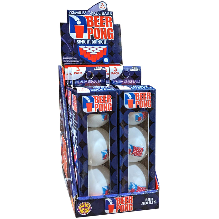 PKG0766 BEER PONG BALL 3PK