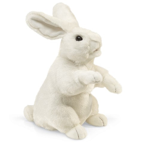 2868 STANDING WHITE RABBIT PUPPET