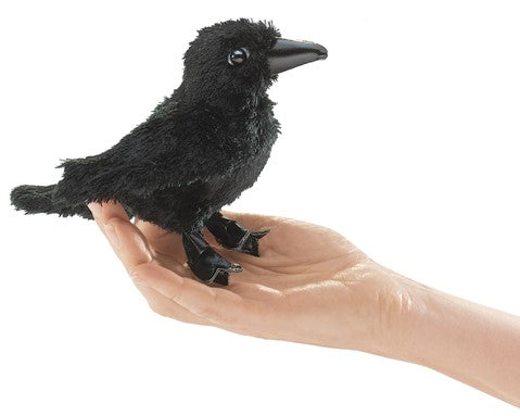 2698 MINI RAVEN PUPPET