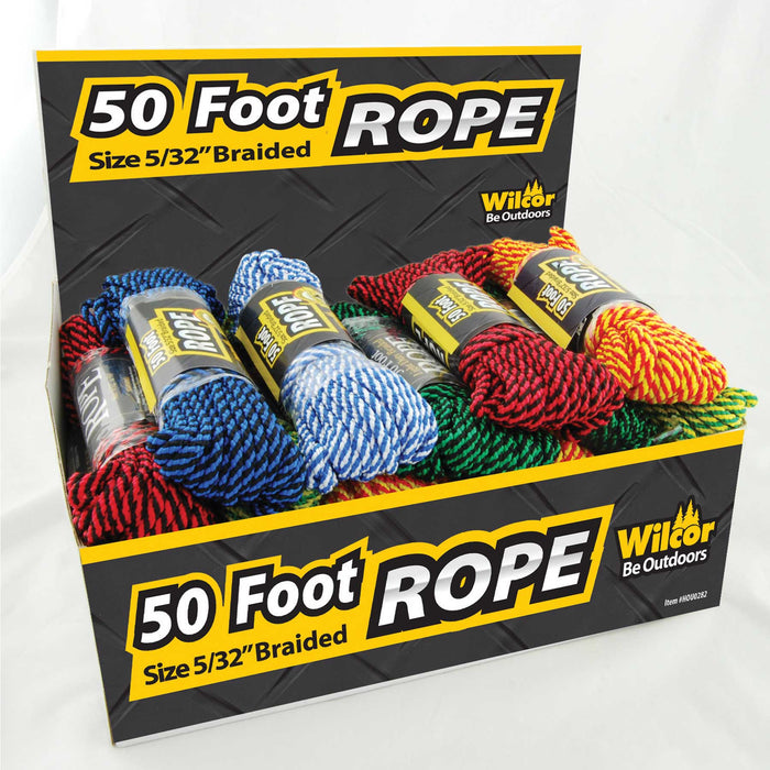 HOU0282 COLOR BRAID 5/32" X 50" UTILITY ROPE