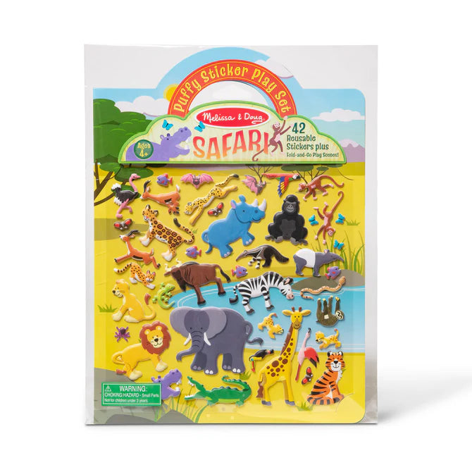 51166 PUFFY STICKER PLAY SET - SAFARI