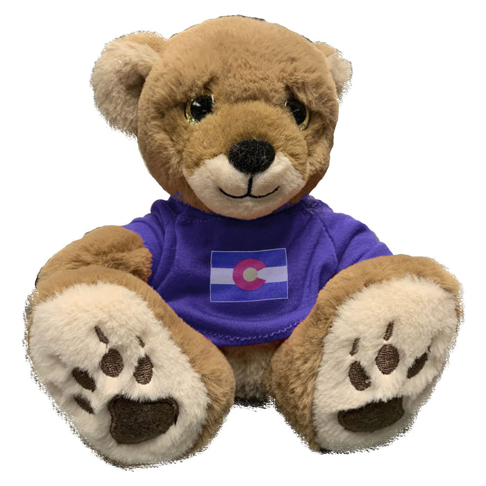 GFT0542CO SWEET FEET PLUSH MOUNTAIN LION COLORADO 7"