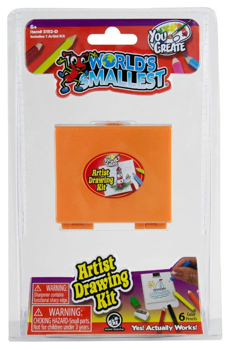 5192-D WORLDS SMALLEST YOU CREATE = DRAWING KIT