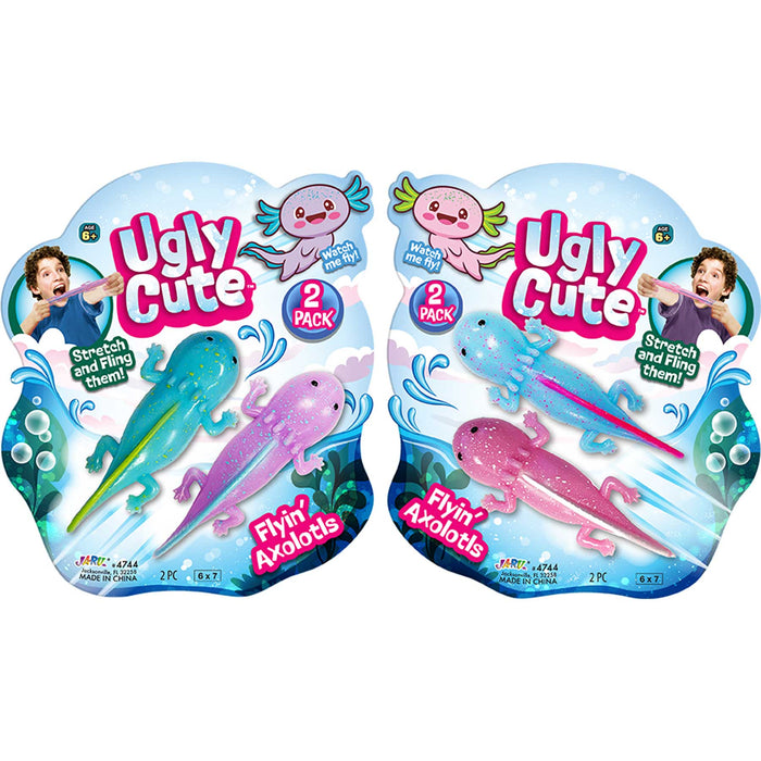 PKG0247 UGLY CUTE FLYIN AXOLOTL 2PK