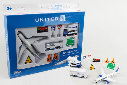 RT6261-2 UNITED AIRLINES PLAYSET