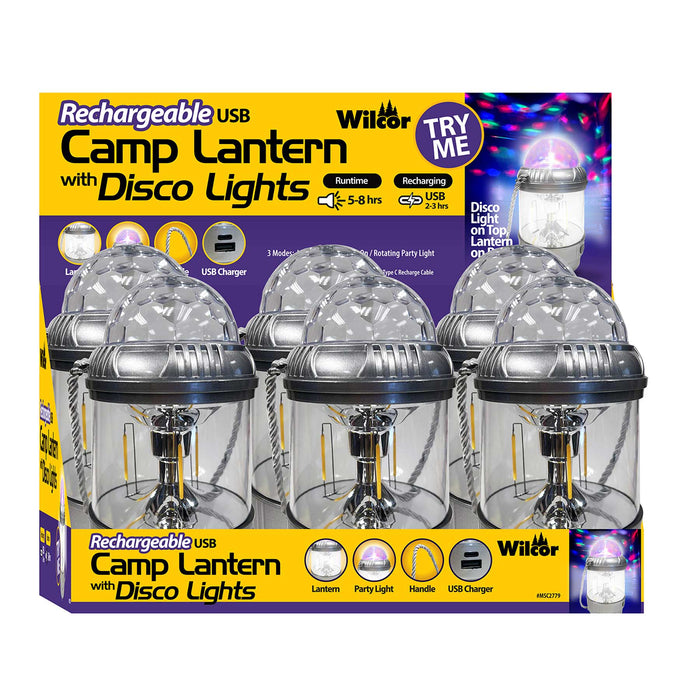 MSC2779 PARTY DISCO CAMPING LANTERN