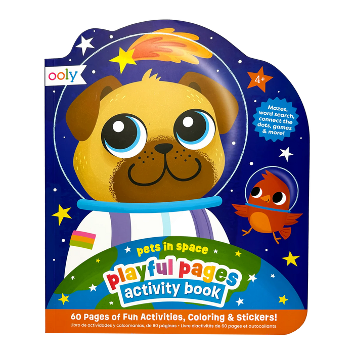 118-317 PLAYFUL PAGES: ACTIVITY BOOK - PETS IN SPACE (60 PAGES)