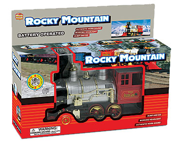 WTTRBGJ ROCKY MOUNTAIN BUMP & GO LOCOMOTIVE