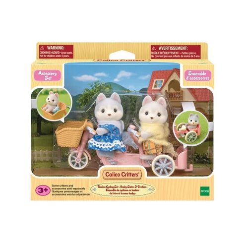 CC1978 BL TANDEM CYCLING SET CALICO CRITTERS