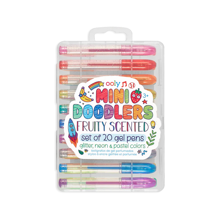 132-137 MINI DOODLERS FRUITY SCENTED GEL PENS (SET OF 20)