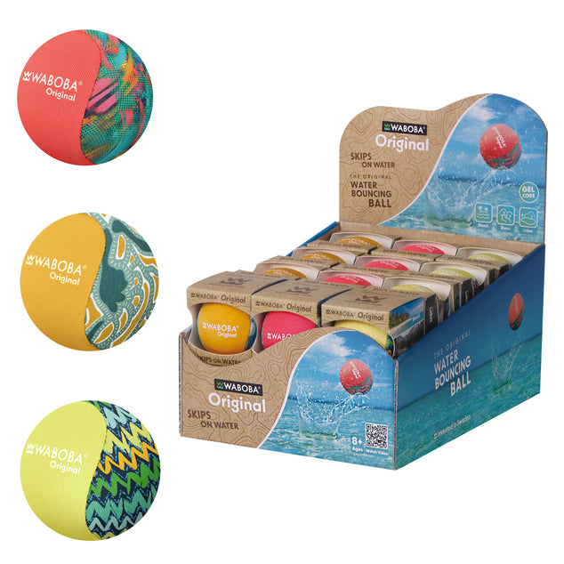 107C02_4 ORIGINAL BOLD BALL IN 2-TIER DISPLAY BOX ASST COLORS