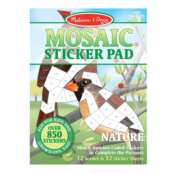 30162 MOSAIC STICKER PAD NATURE