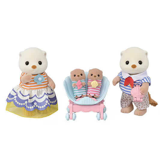 CC2211 BL SEA OTTER FAMILY CALICO CRITTERS