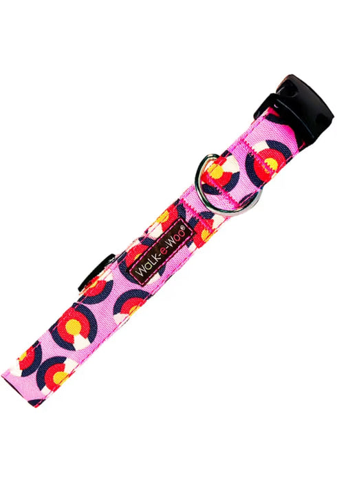 Colorado Pink Extra Large Dog Collar