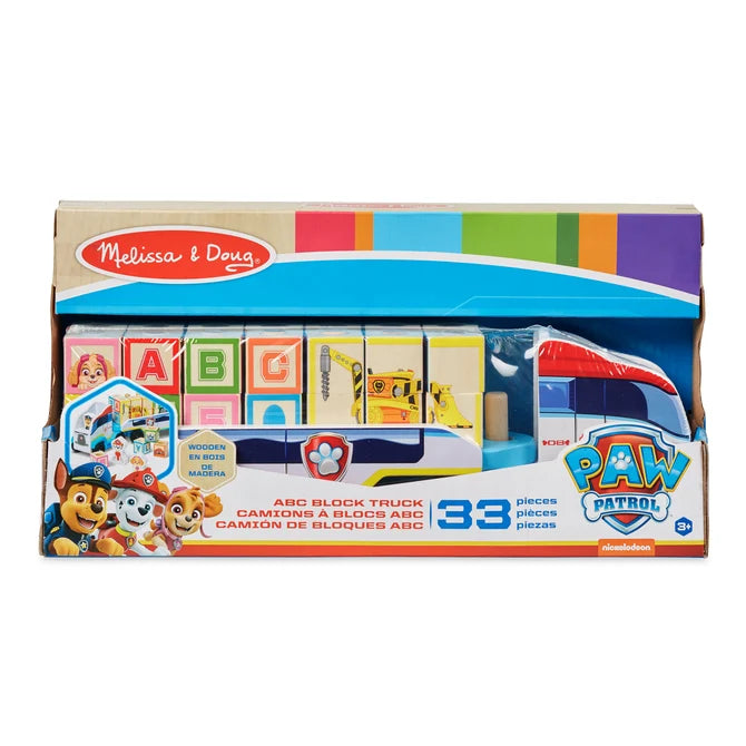 33272 PAW PATROL WOODEN ABC TRUCK