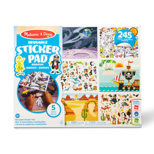 51384 REUSABLE STICKER PAD ADVENTURE PAD