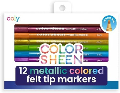 130-111 Color Sheen Metallic Markers - set of 12