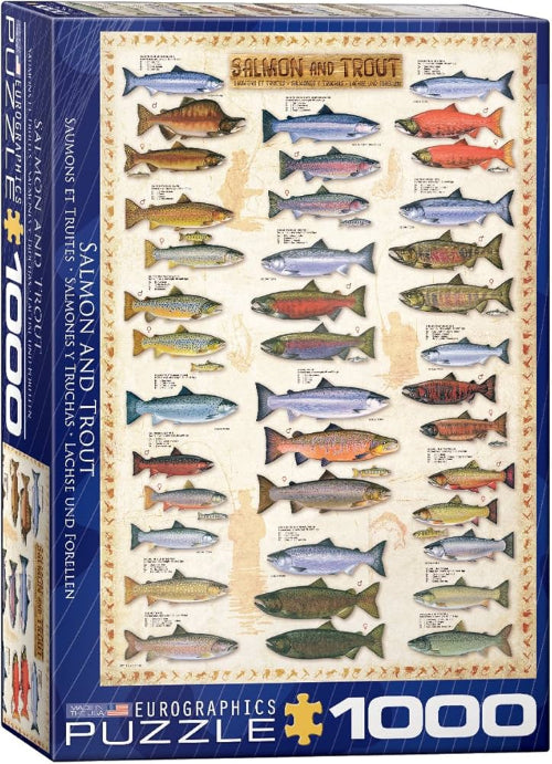 6000-0311 SALMON AND TROUT 1000PC