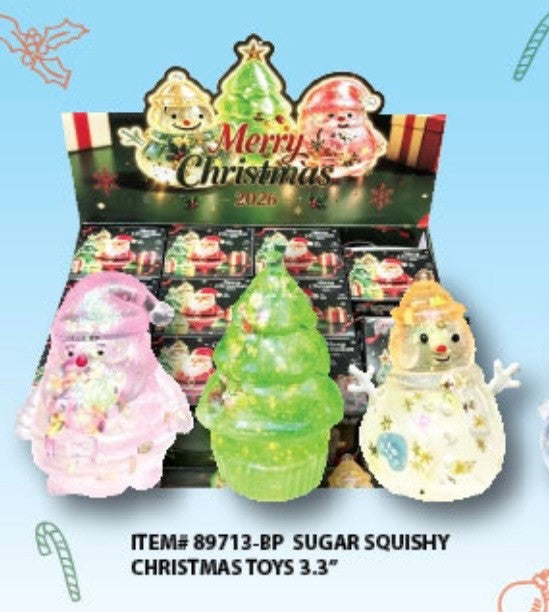 89713-BP SQUISH- CHRISTMAS SWEET (3.3" ASSORTMENT)